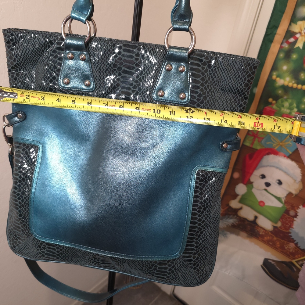 Kate Landry Cross Body Tote Hobo Bag Strap and Hand Straps - Picture 11 of 13
